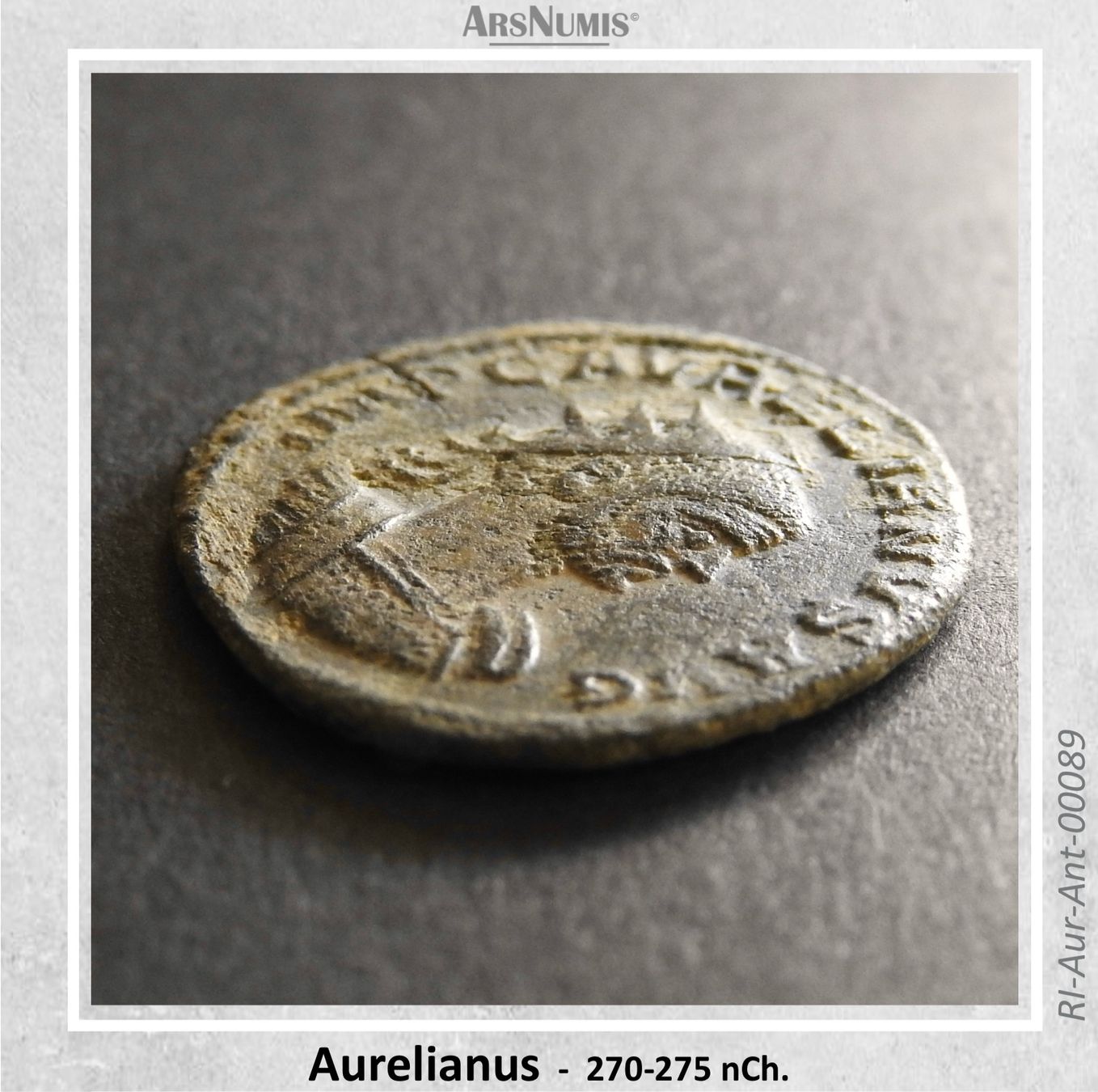 Alle Münzen: Römische Münze - Aurelianus – Gebraucht aus Oberwil b. Zug von ArsNumis 2