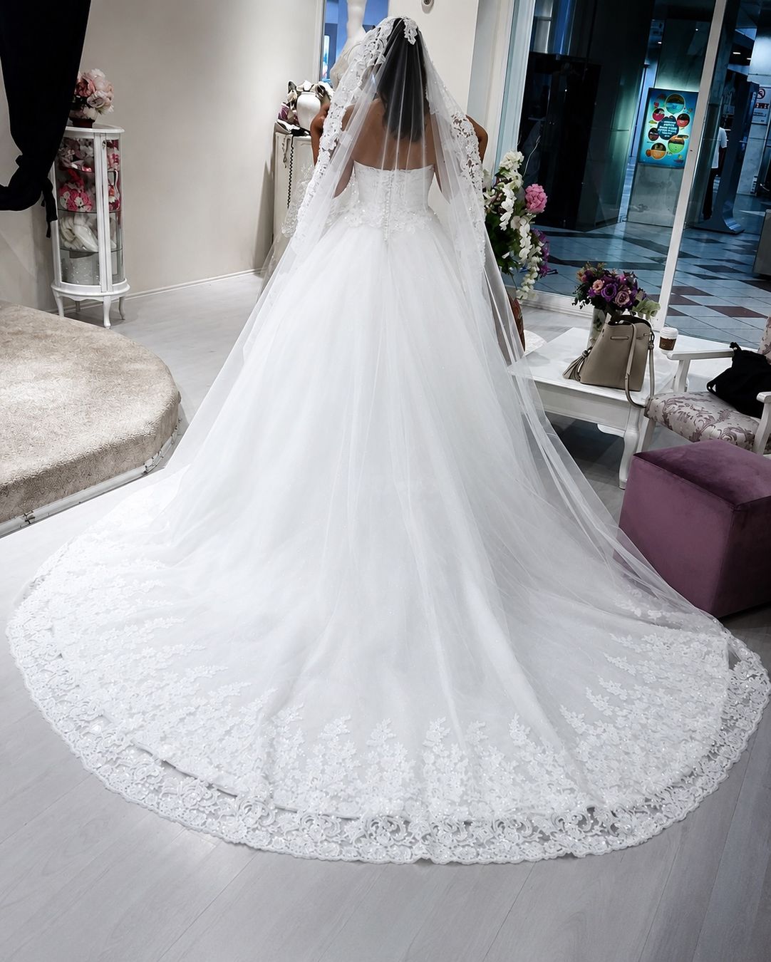 Vestiti: Wunderschönes Brautkleid mit Schleier, Grösse 40-42 – Usato da Arbon venduto da tuc_t78p 1