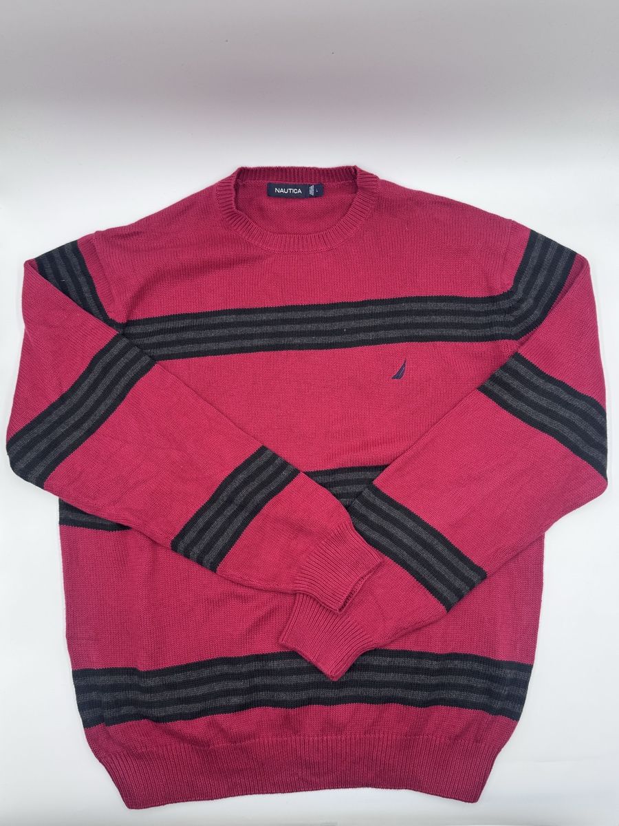 Maglioni & Felpe: Nautica Pullover Rot/Schwarz/Grau, Grösse L – Usato da Arnegg venduto da PascalHelfenberger 1