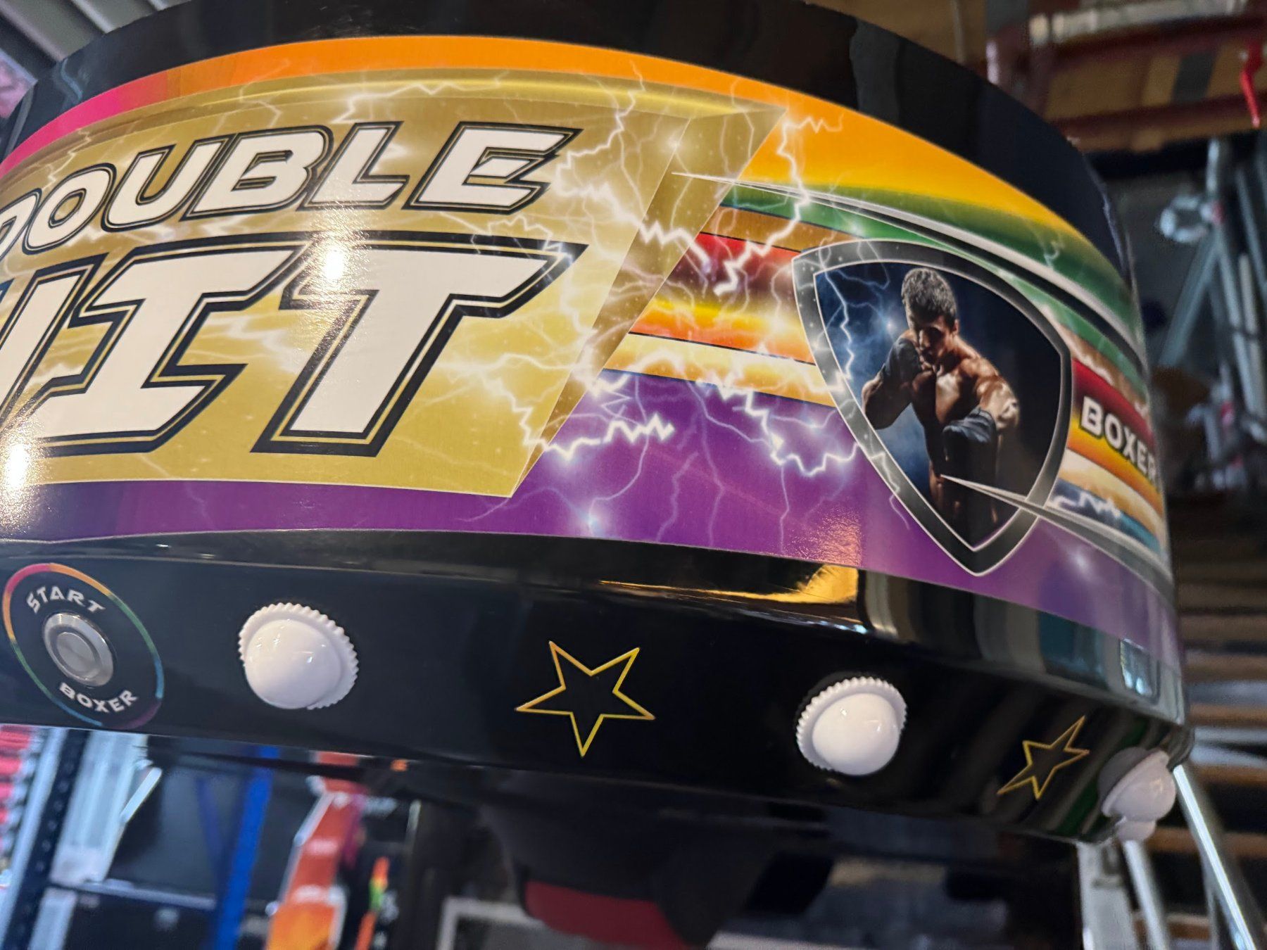 Slot Machine: Boxautomat, Boxer, Boxmaschine, Spielautomat – Nuovo e nell'imballaggio originale da Oberhasli venduto da pinballer 3