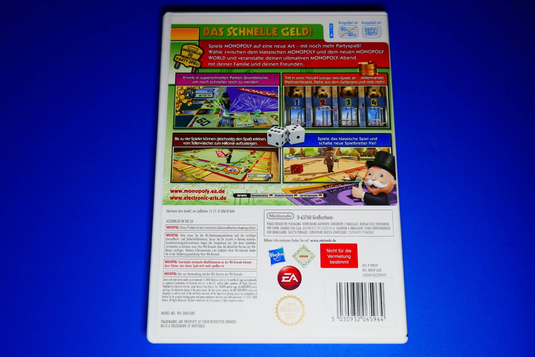 Nintendo Giochi: Monopoly - Nintendo Wii – Usato da Vuarrens venduto da Espace-Retro 2