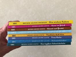 8 Märchenbücher Brüder Grimm, neuwertig