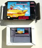 SNES: - Road Runner's Death Valley Rally, avec Boîte