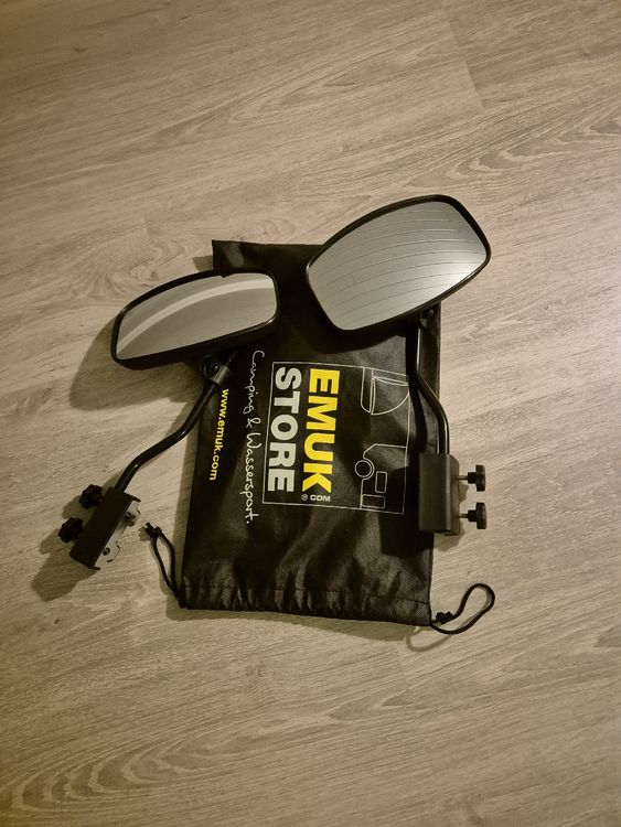 IMDIFA 900 Rückspiegel Für Wohnwagen - Zusatzspiegel Mit Gummi-Befestigung