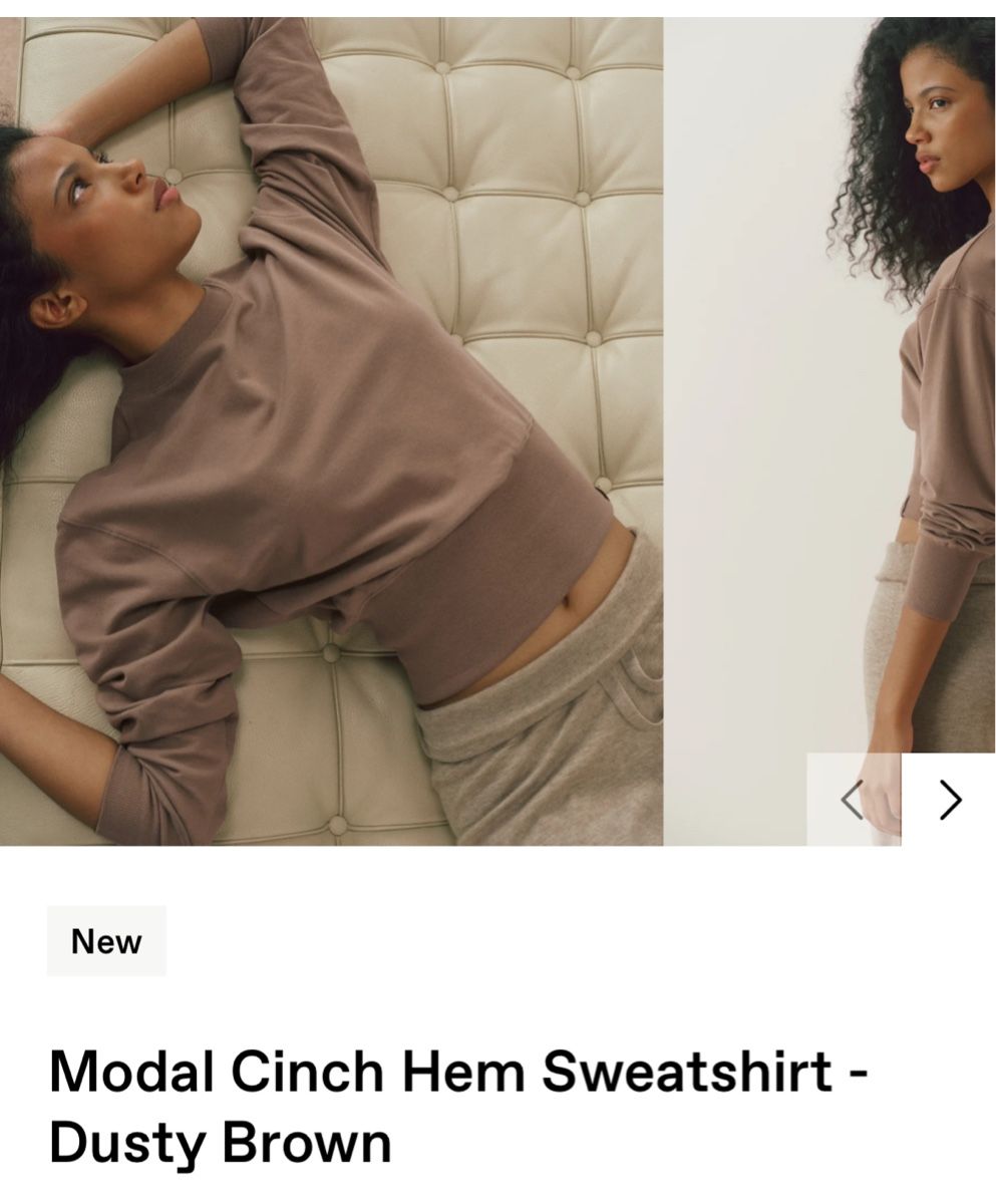 Top: Adanola Cinch Hem Sweatshirt – Nuovo (secondo la descrizione) da Bettlach venduto da gle_y9ct 5
