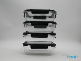 GALAXUS Vorratbehäter 4er-Set, Glas