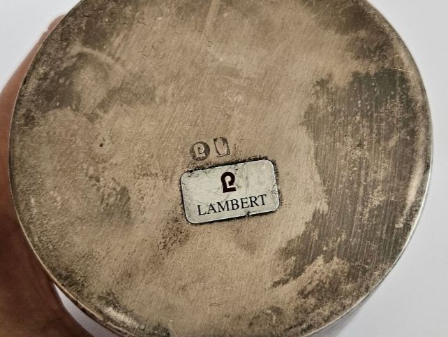 Lambert Candele: Lambert Duftkerze Vintage in versilbertem Gefäss – Usato da Basel venduto da bea_cs7h 3