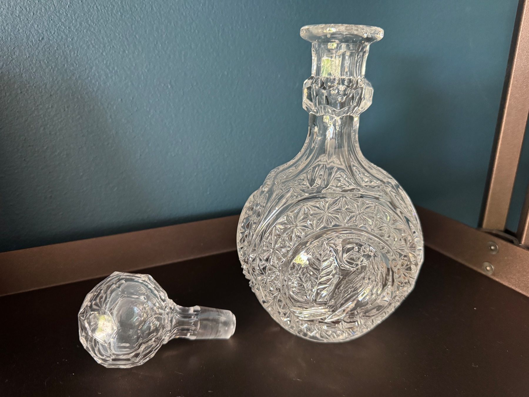 Caraffe: Massive Glaskaraffe Whiskykaraffe in Top Zustand – Usato da Uitikon Waldegg venduto da Jim-Panse 3
