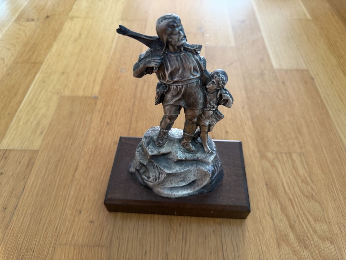 Sculture & Statue: Wilhelm Tell Statue aus Metall – Nuovo (secondo la descrizione) da Bettlach venduto da Tradenet100