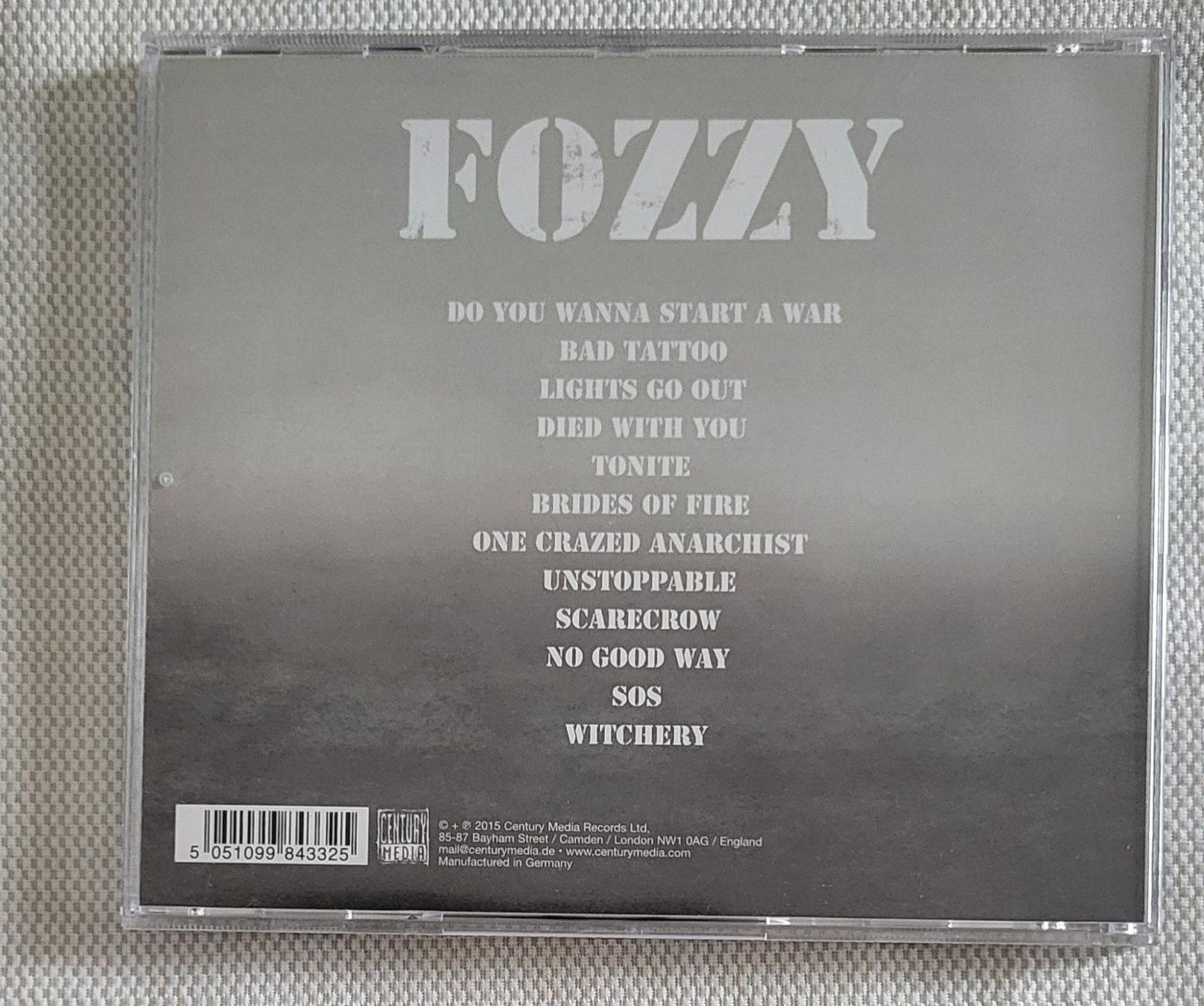 CDs: Fozzy - – Gebraucht aus Villars-sur-glane von Epsilonhike 1