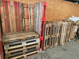 Paletten als Brennholz