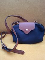 Sac bandoulière noir et marron, état d'occasion