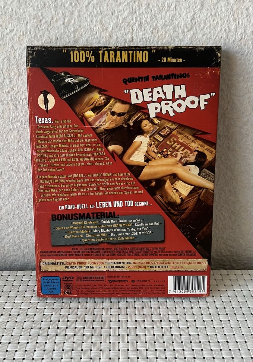 Tutti i DVDs: Death Proof - Quentin Tarantino (DVD) – Usato da Flawil venduto da NiceT 1