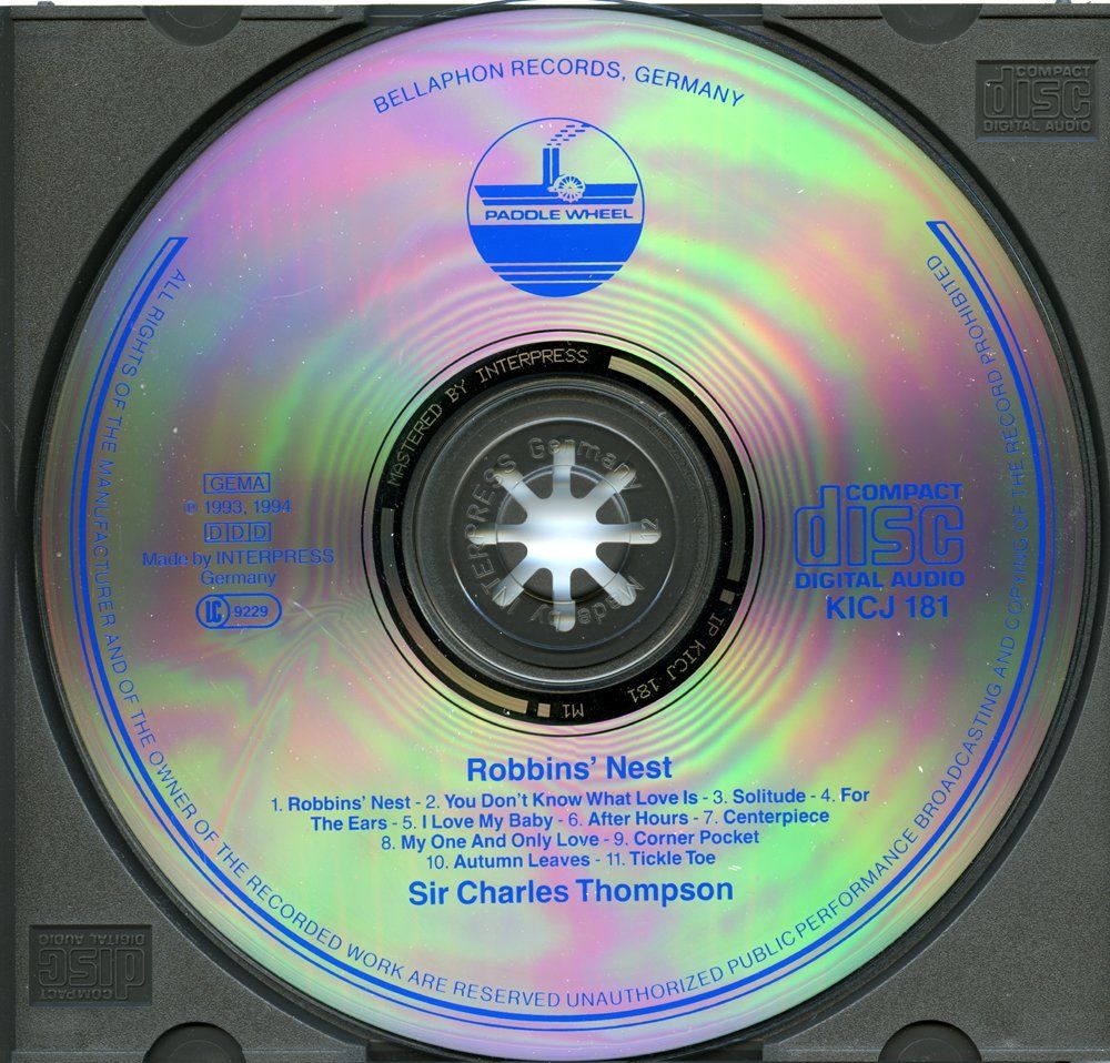 CD: Jazz-CD:  Sir Charles Thompson "Robbins' Nest" – Usato da Hochfelden venduto da mue_lhm9 5