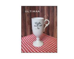 2 Kaffee-Probiertassen der 70 er Jahre -- Höhe 12 cm