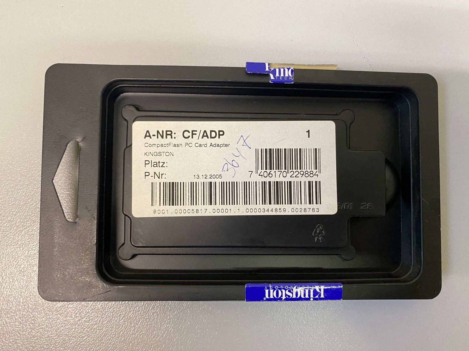 Kingston Unità & Adattatore: Kingston PC Card Adapter – Nuovo e nell'imballaggio originale da Hochdorf venduto da av-electronics 1