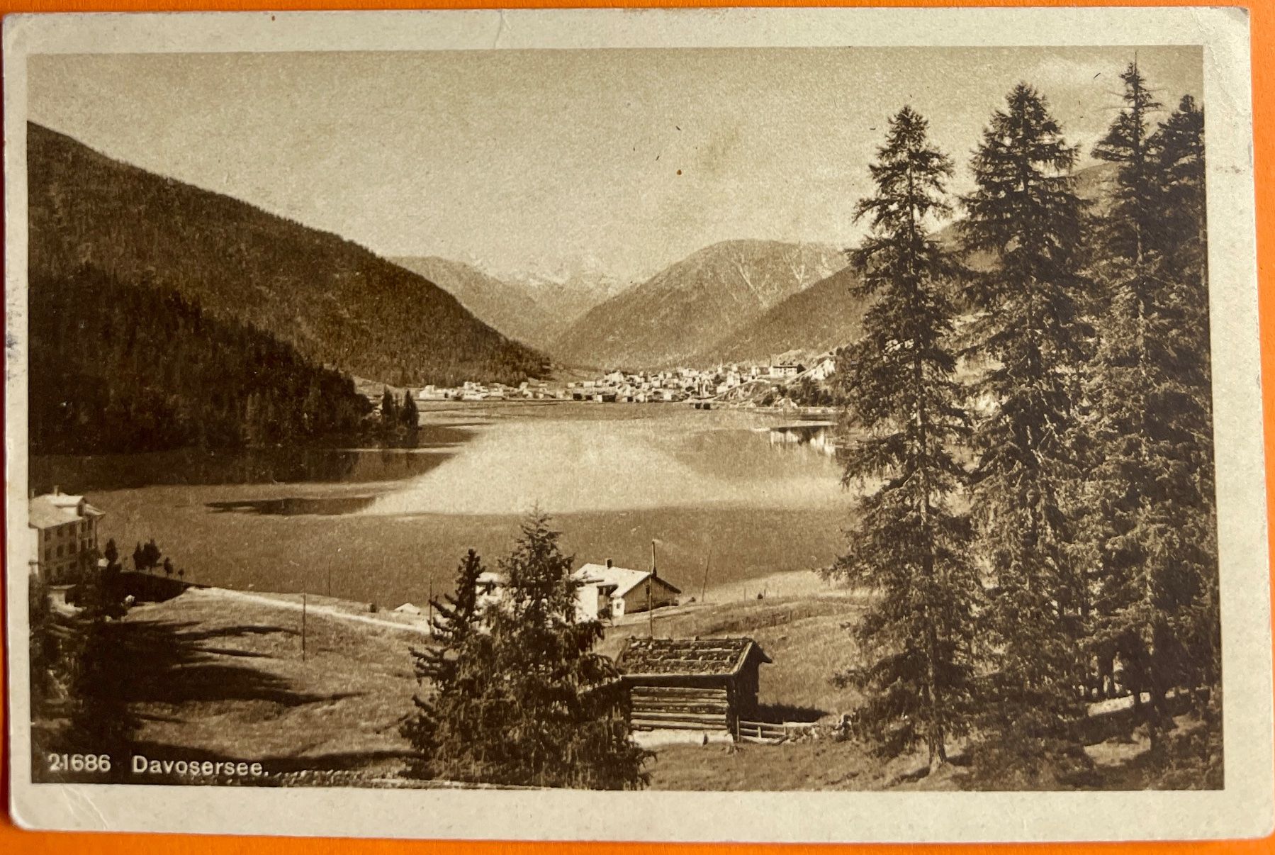 Cartoline postali: DAVOSERSEE - 1919 – Usato da Lutry venduto da Ediego
