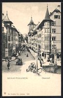 Schaffhausen, Strassenpartie in Oberstad