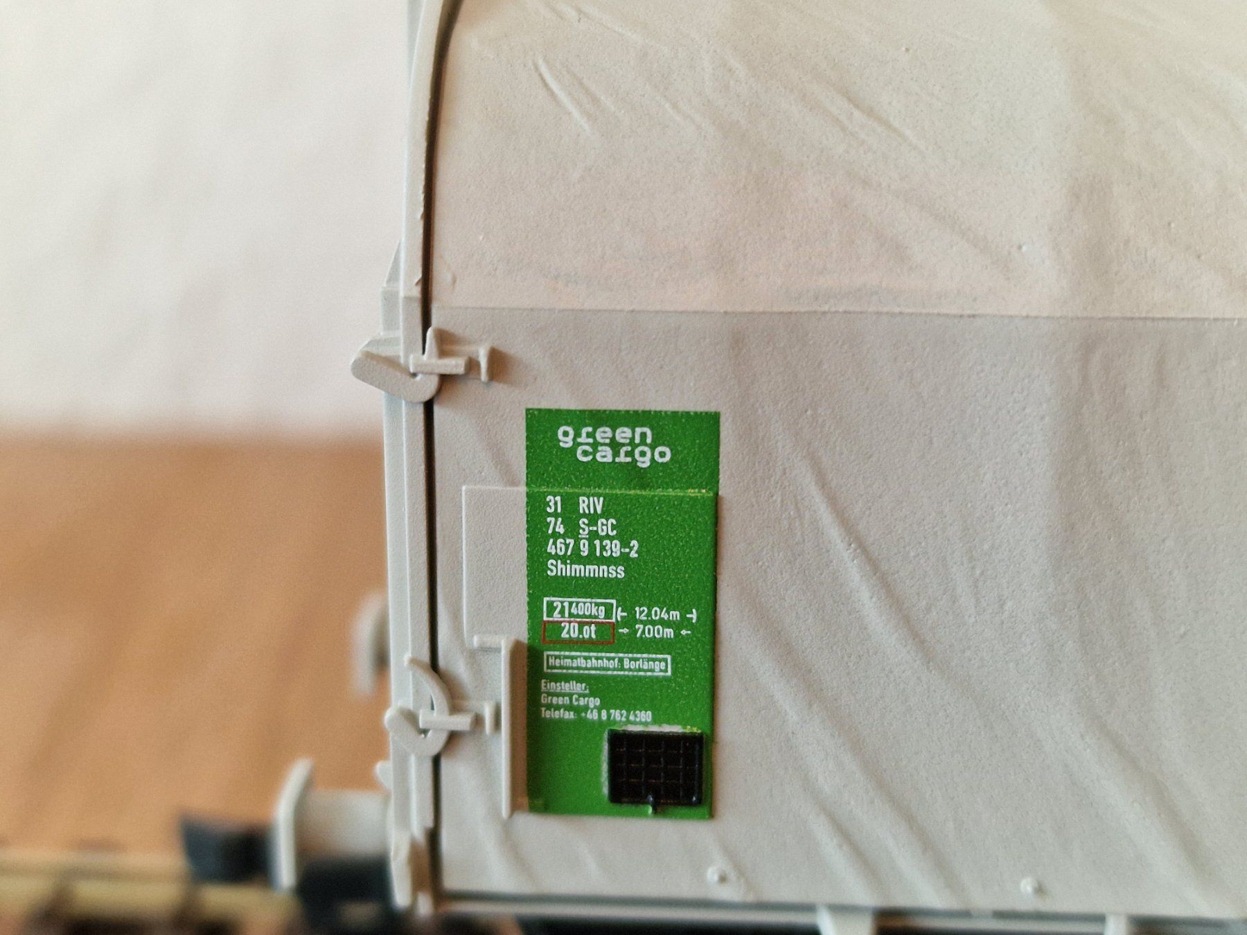 Märklin Modellini di ferrovie: DB Schiebeplanenwagen Green Cargo H0 – Usato da Matten b. Interlaken venduto da lor_hr9w 3