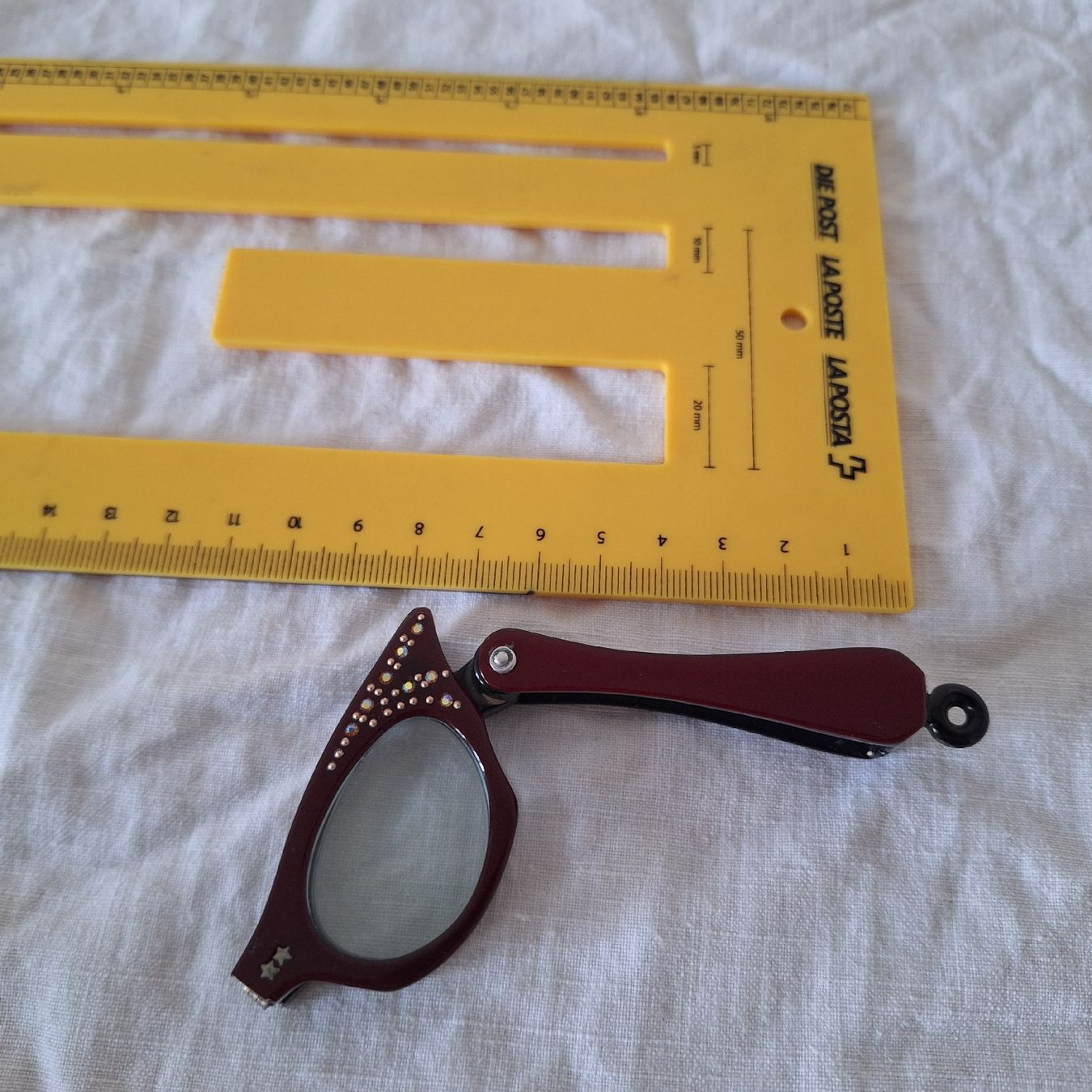 Occhiali & Lenti: Lorgnon, Lorgnette, Stielbrille, faltbar – Usato da Winterthur venduto da Goldpipau