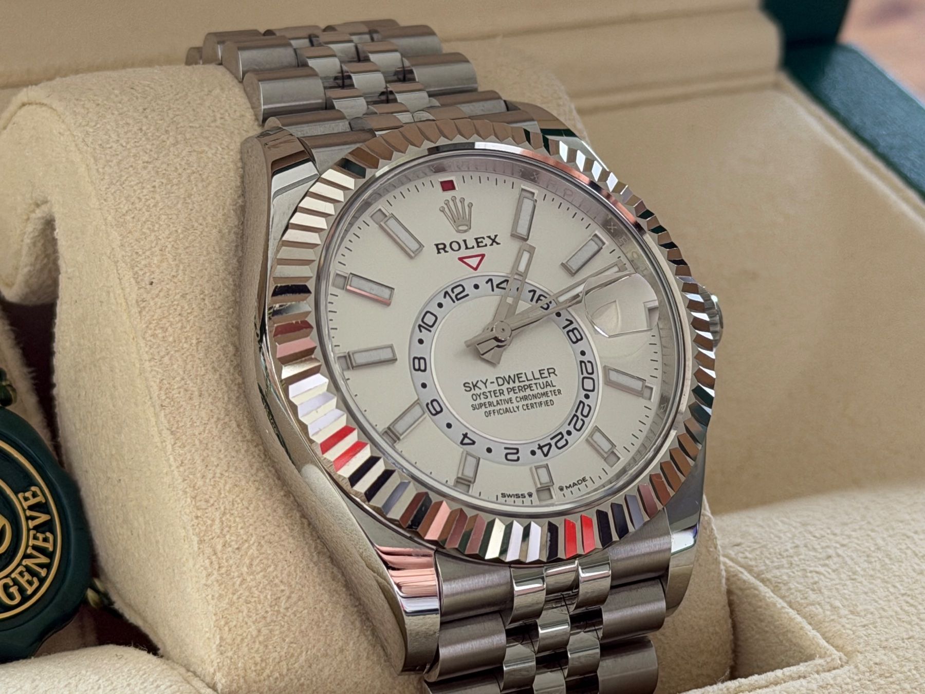 Rolex Orologi: Rolex SkyDweller white Dial new Reference Nr. Jubilee – Usato da Aarau venduto da trader1000 3