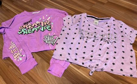 Bauchfreie Tops 146, pink