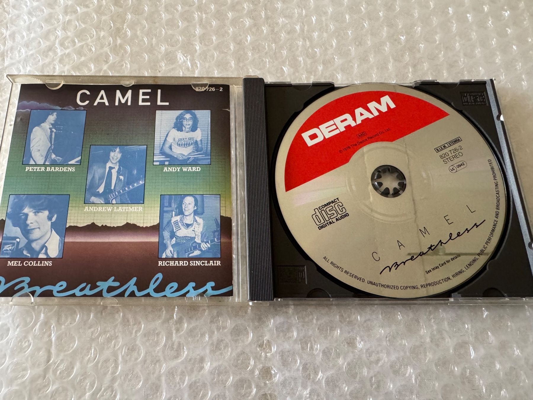 CD: Camel - Breathless (progressive Rock) – Nuovo (secondo la descrizione) da Duggingen venduto da Kisha010 1