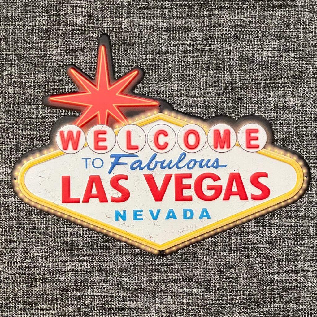 Insegne: Jackpot Las Vegas Metal Art Schild – Nuovo e nell'imballaggio originale da Schwyz venduto da rs-trend