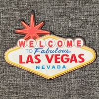Jackpot Las Vegas Metal Art Schild