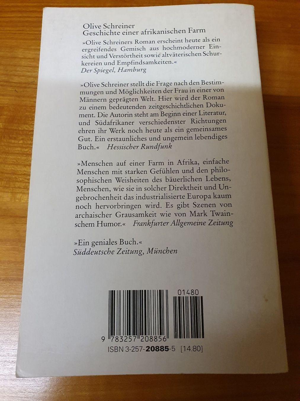 Libri: Geschichte einer afrikanischen Farm – Usato da Oberdorf BL venduto da BaldenEagle 1
