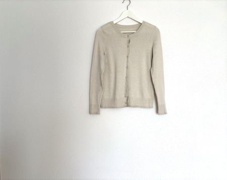 Basic Pulli Pullover Cardigan Strickjacke, Gr. M Baumwolle