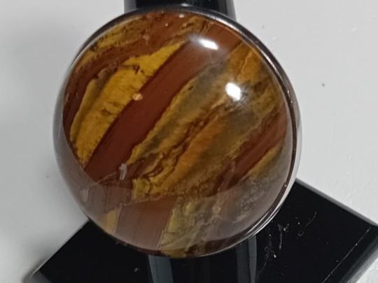Ringe: ring edelsthal mit echt jaspis,,,,glanzig – Neu (gemäss Beschreibung) aus Basel von bij_5hqd