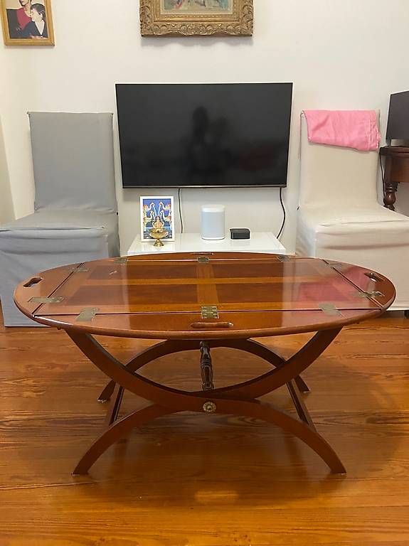 Tavoli: Table basse de bateau en acajou  authentique et modulable – Nuovo e nell'imballaggio originale da Genève venduto da rhu_8q2r 1