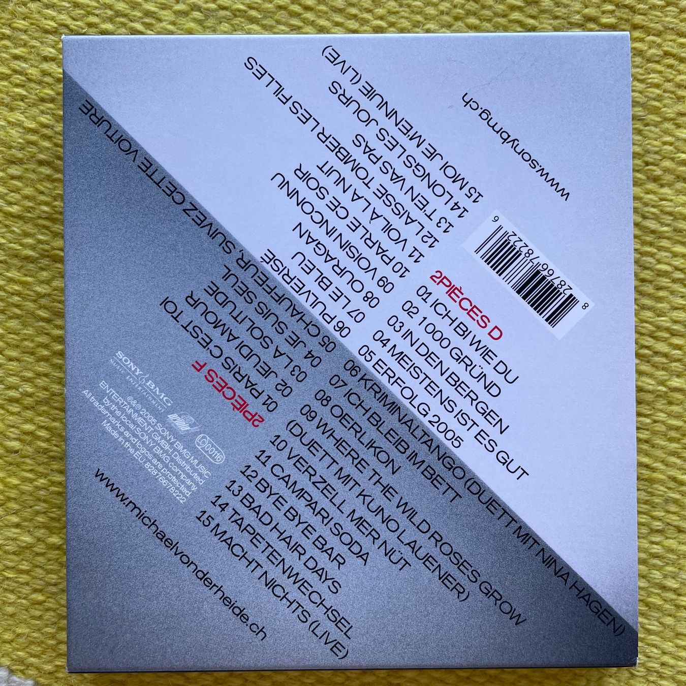 CD: MICHAEL VON DER HEIDE-2CD MIT UNTERSCHRIFT 2PIECES (DIGIPACK – Usato da Rorschacherberg venduto da CD-Roli 2