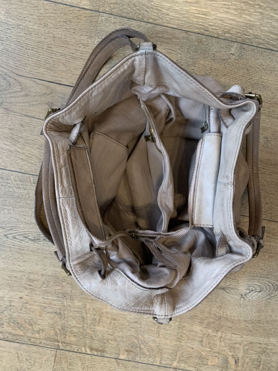 Borse da donna: Ledertasche, taupe – Usato da Thierachern venduto da reten 4