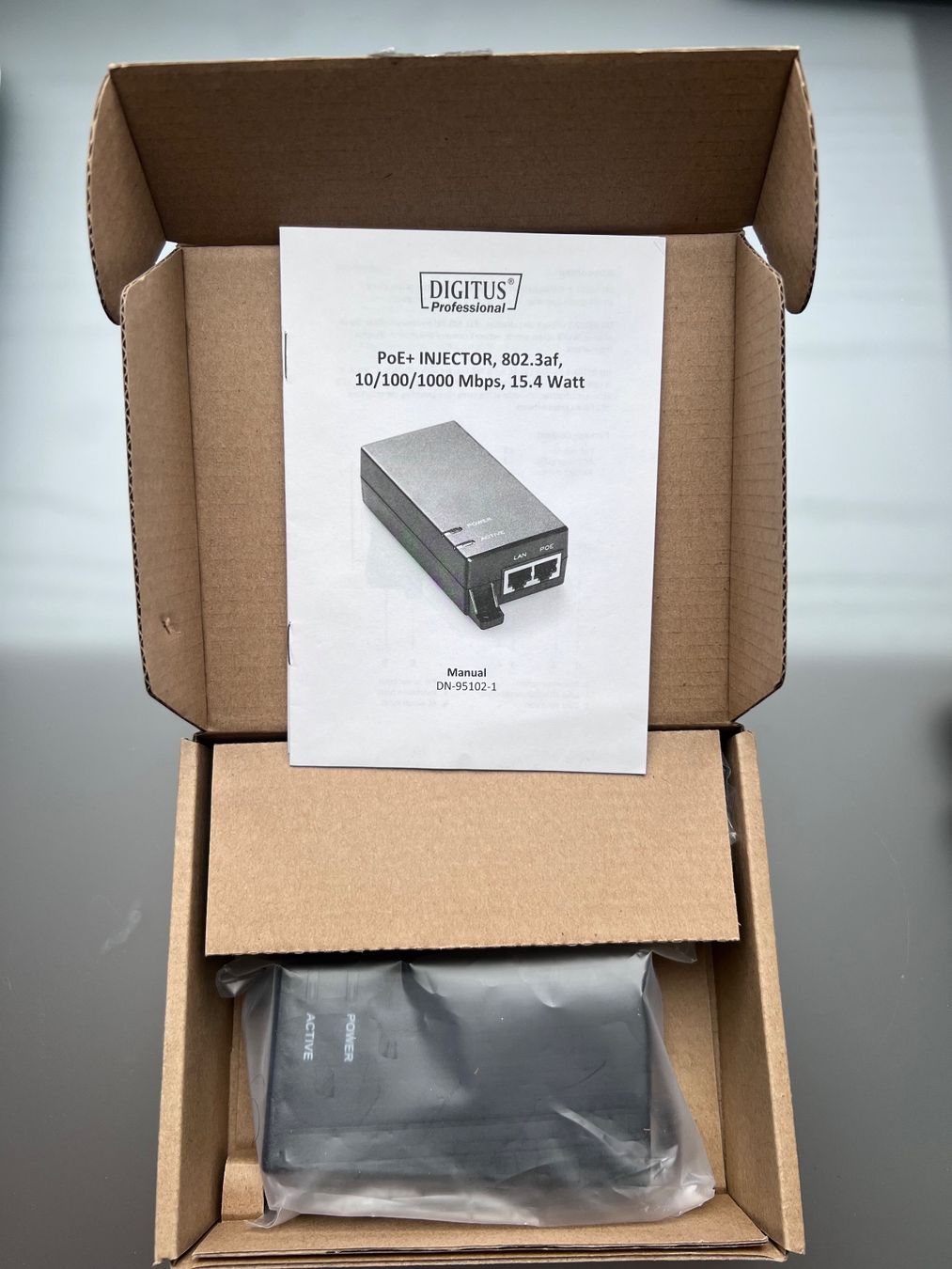 Unità & Adattatore: Digitus POE Injektor – Usato da Root venduto da Tech-Nick