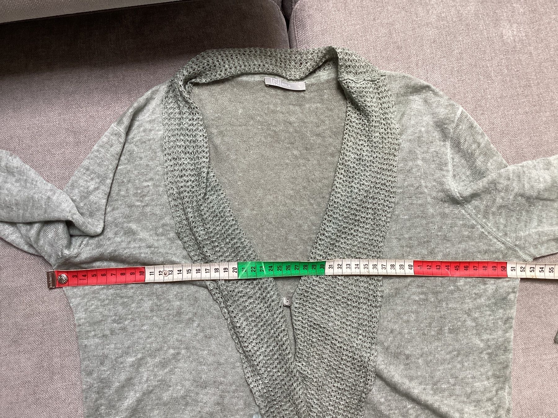 Nile Giacche: NILE wunderschönes Strickjacke Damen hellgrün Gr. S Leinen – Usato da Homberg b. Thun venduto da Homata 5