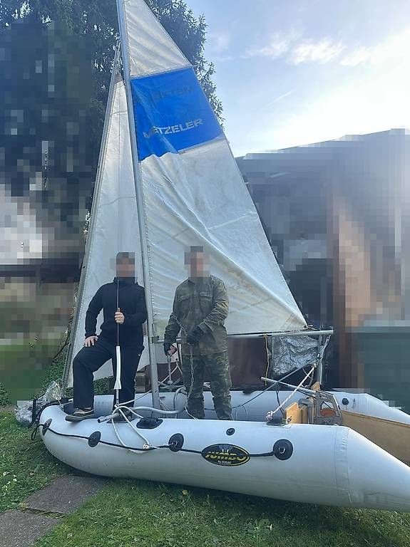 Zodiac Barche: JUMBO Zodiac Schlauchboot mit Segel – Usato da Zürich venduto da Ml80