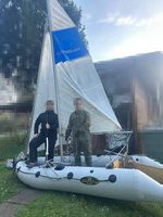 JUMBO Zodiac Schlauchboot mit Segel