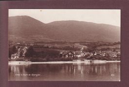 CHEZ LE BART et Gorgier - 1921 Bahnpost