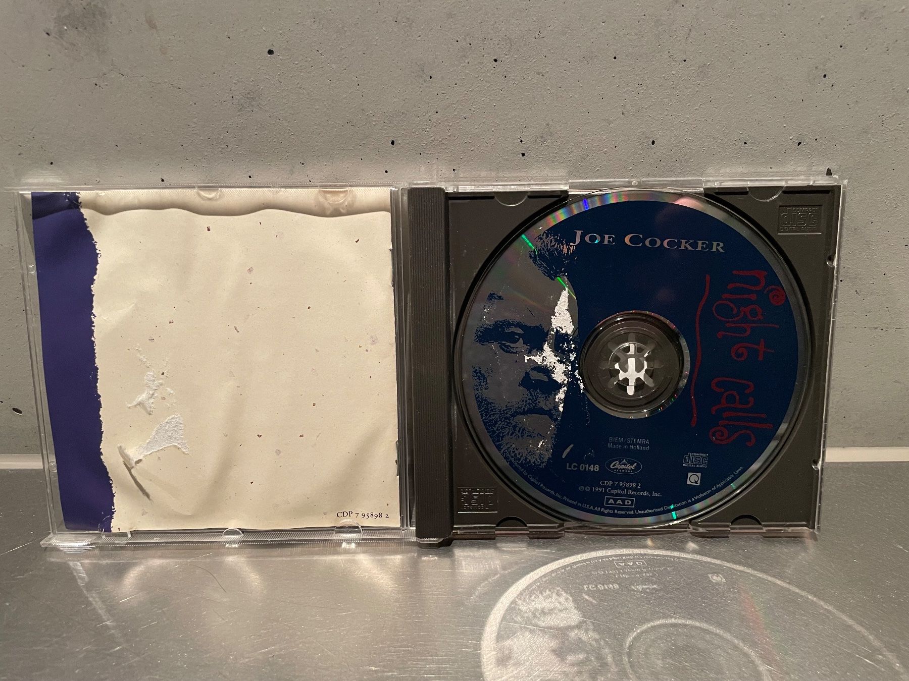 CD: Joe Cocker - Night Calls CD1991 – Usato da Sutz venduto da fx05 2