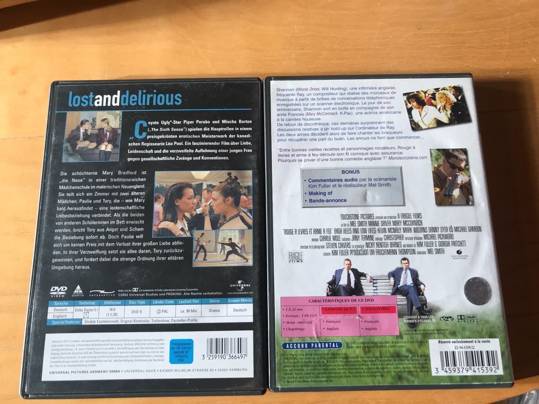 Tutti i DVDs: Lost and delirious, Rouge a levre, armes – Usato da Schliern b. Köniz venduto da Corinu59 1