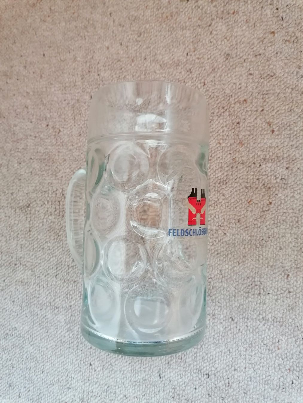 Feldschlösschen Gläser: Masskrug Feldschlösschen – Gebraucht aus Rickenbach BL von gab_lkc9 2