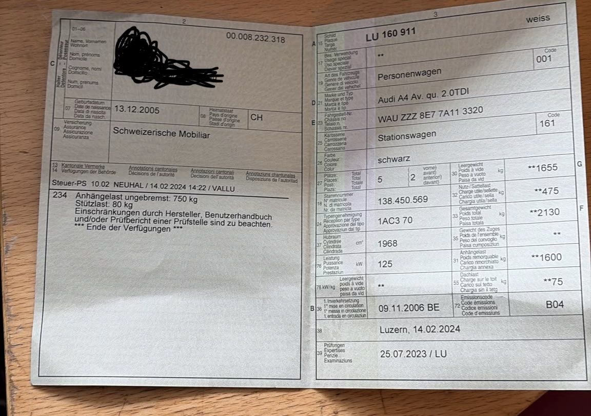 Audi Automobili: Audi A4 Sline Jg 2006 – Difettoso da Hergiswil LU venduto da IwanH02 6