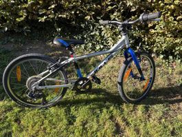 Kinderfahrrad Bulls silber blau guter Zustand