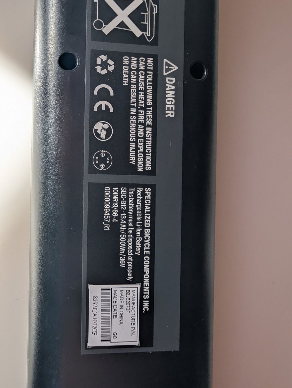 Specialized Akkus: Specialized 500Wh Akku SBC-B12 – Gebraucht aus Tiefencastel von Campos81 4