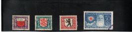 1928 Pro Juventute Städtewappen und Henri Dunant