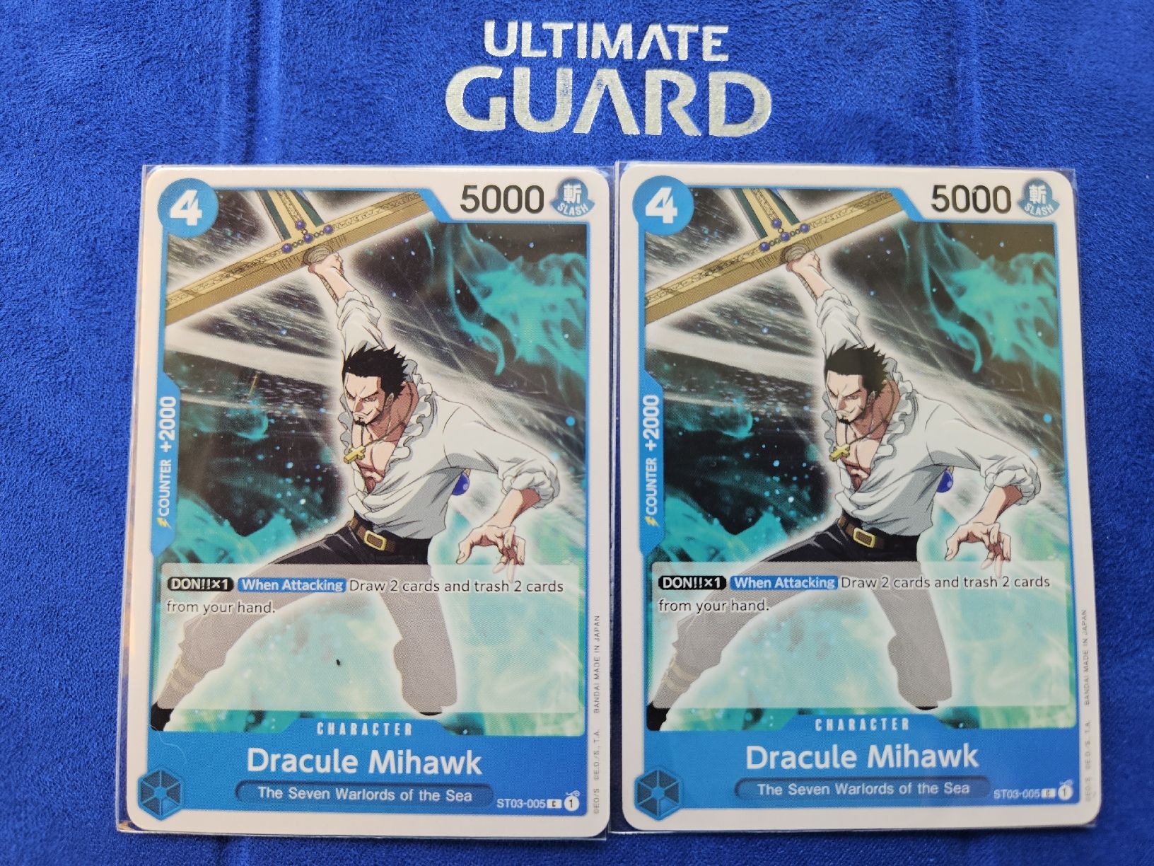Bandai Carte collezionabili: 2x One Piece TCG - Dracule Mihawk EN – Nuovo (secondo la descrizione) da Lyss venduto da DeaDiLuna