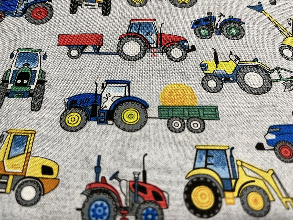 Stoffe: Patchworkstoff Baumaschinen Traktor usw – Neu (gemäss Beschreibung) aus Seuzach von KreativmitStoff 2