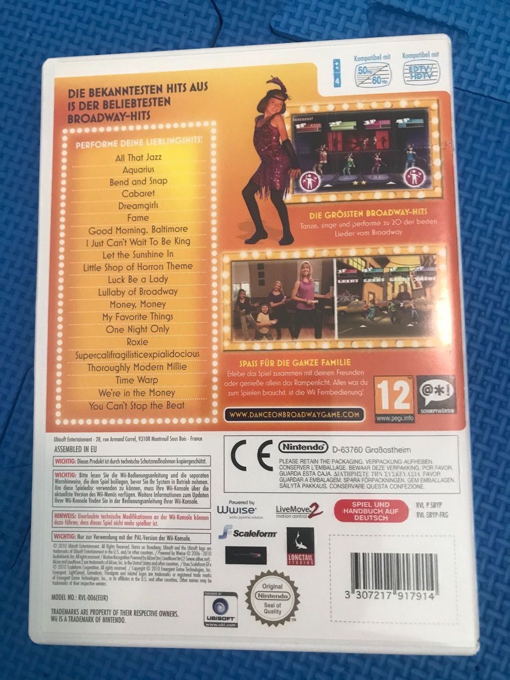 Nintendo Giochi: Dance on Broadway Nintendo Wii – Usato da Gossau SG venduto da schlitzerdemon 2